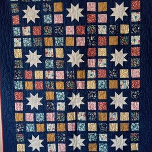 62x79 handmade quilt. One of a kind, bright colors